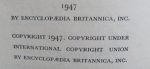 Encyclopedia Britannica - 1947